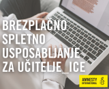 Spletno usposabljanje Stoj mi ob strani: Onkraj nasilja 