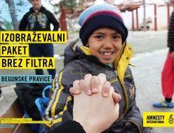 Izobraževalni paket Brez filtra: Begunske pravice